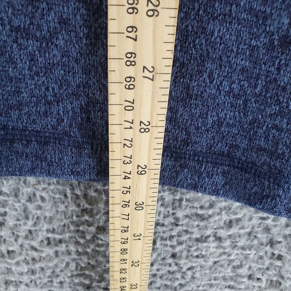 Woolrich Sweater Mens XXL Blue Quarter-Zip Polyester Pullover - Picture 5 of 9